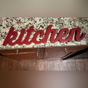 Wall art “Kitchen” sign